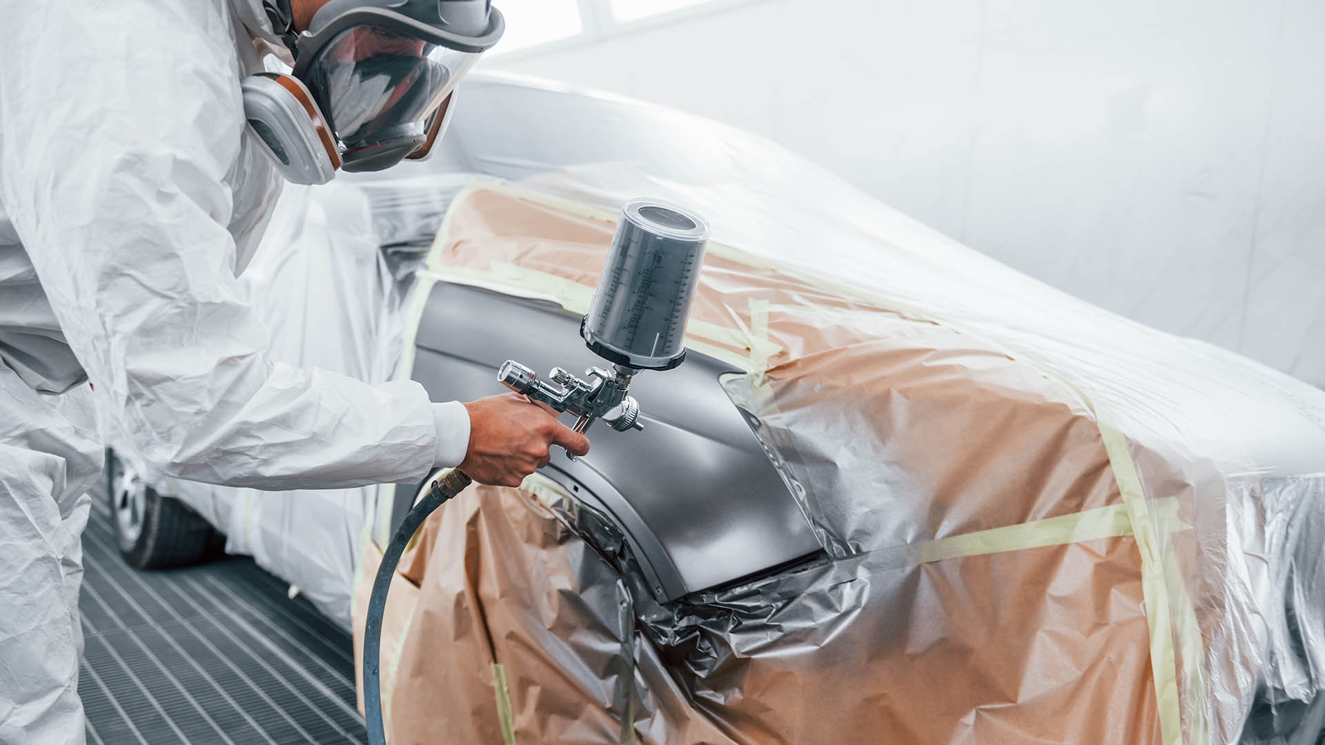 Auto wird Lackiert